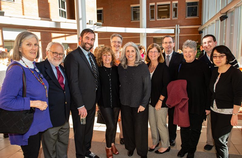 Professor Emerita Marlene Blumin, friends, and family at the 2018 One University Awards