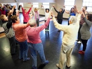 Dancers in the Moving Through Possibilities Program