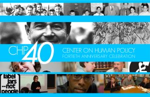 Center on Human Policy 40th anniversary celebration