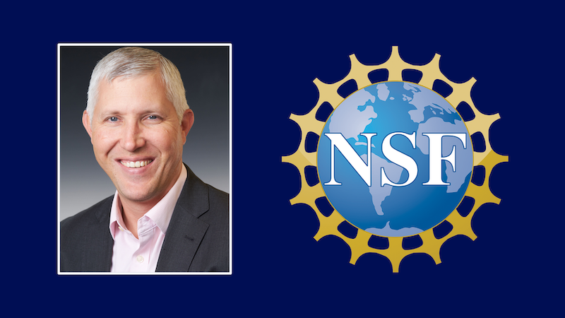 Ben Dotger headshot and NSF logo