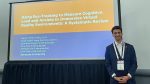 While still an undergraduate, Elyas Layachi ’27 presented research at the 2025 American Educational Research Association’s annual meeting.