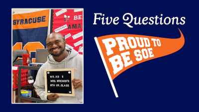 Jared Khan-Bagley Five Questions