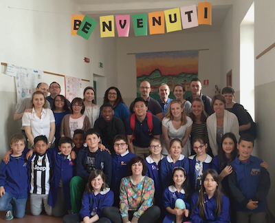 School of Education students and a group of Italian grade school students