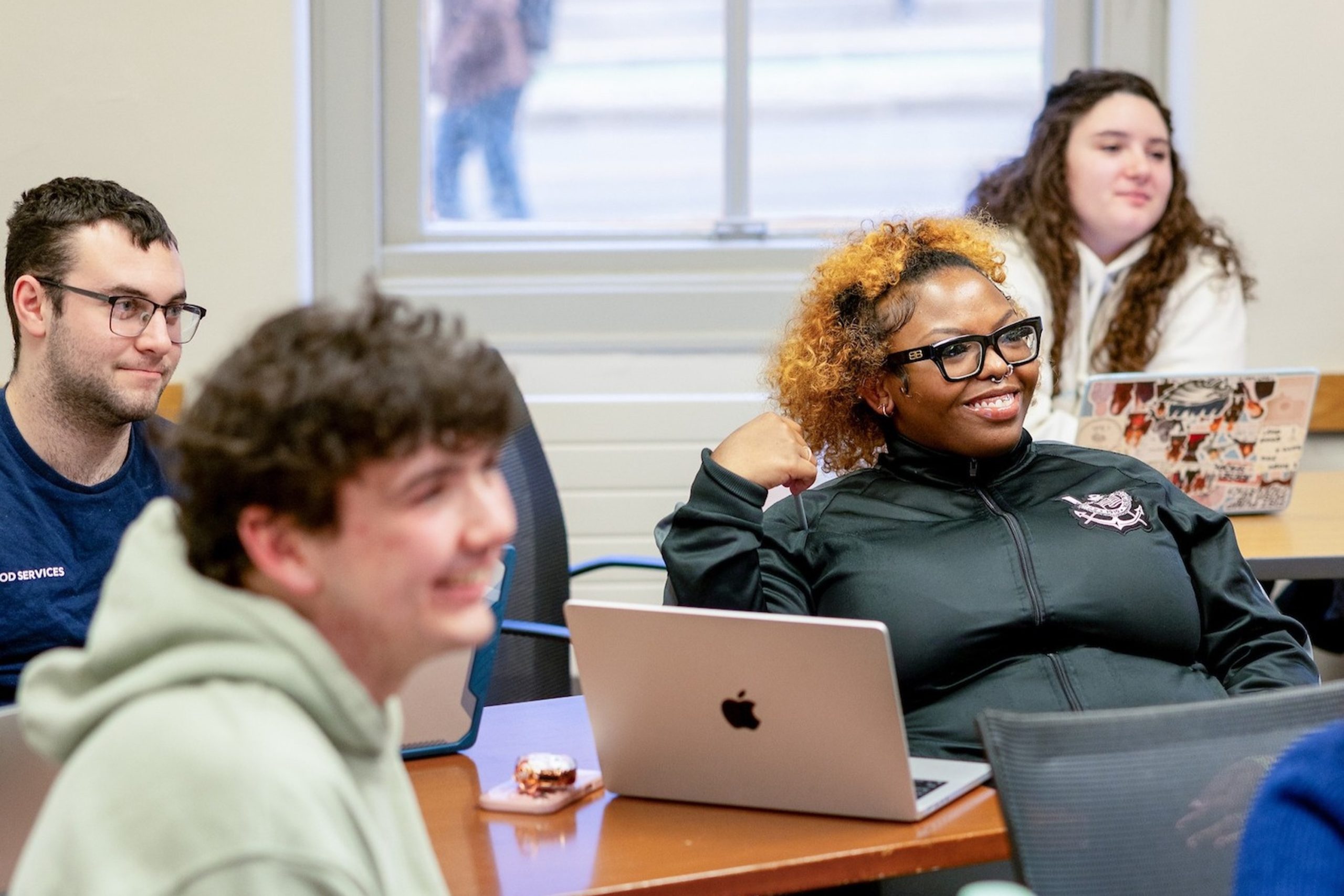 Students in a classroom
