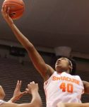 Kayla Alexander playing basketball