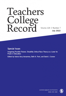 Cover of Teachers College Record